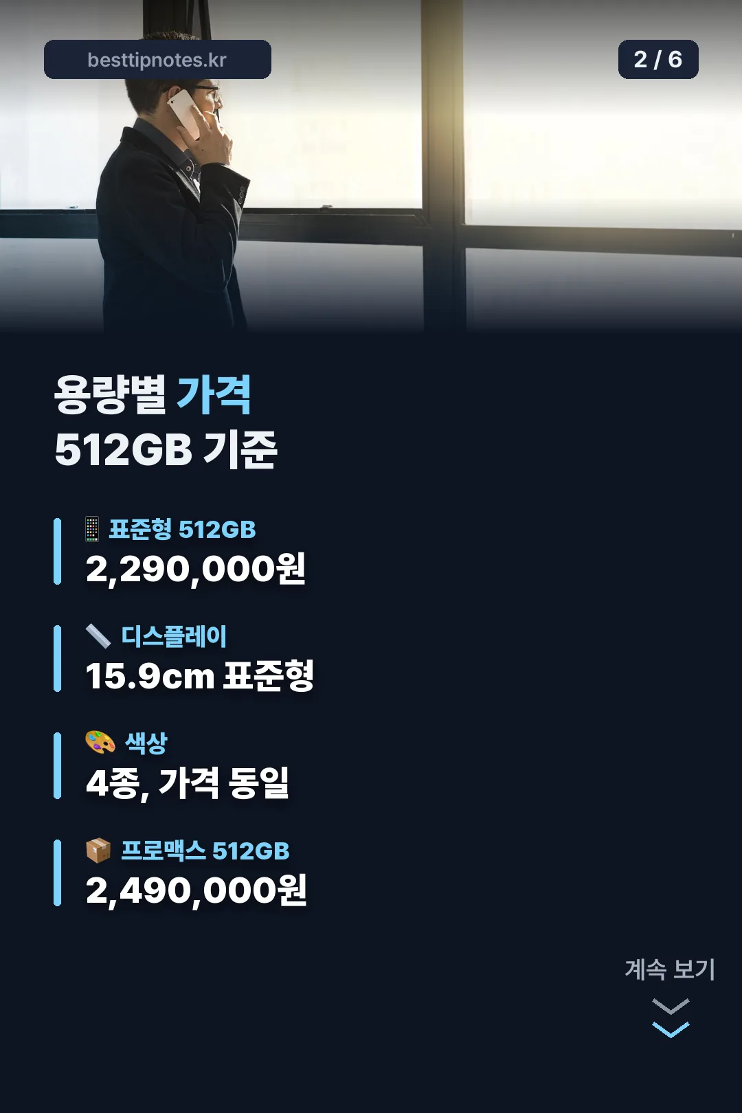 용량별 가격 정리