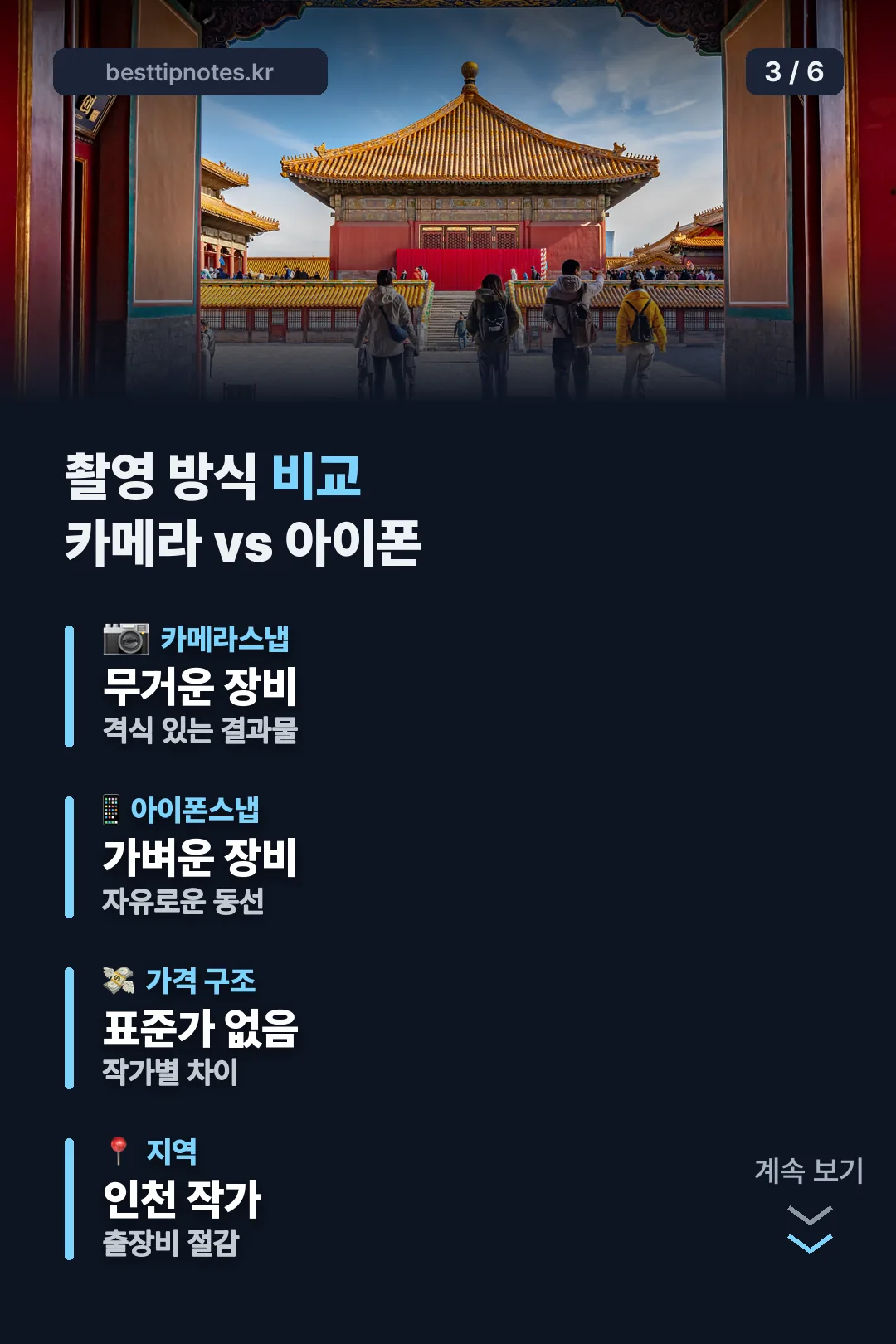 카메라 vs 아이폰 비교